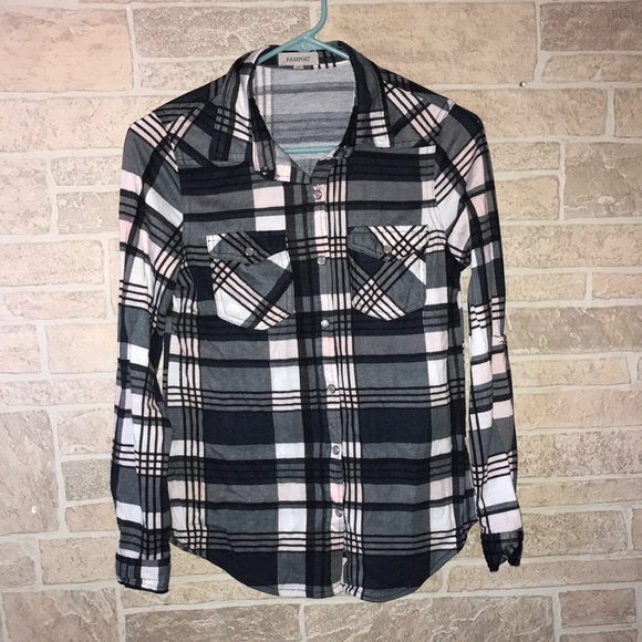 Passport Tops - Passport Plaid Button Down Shirt